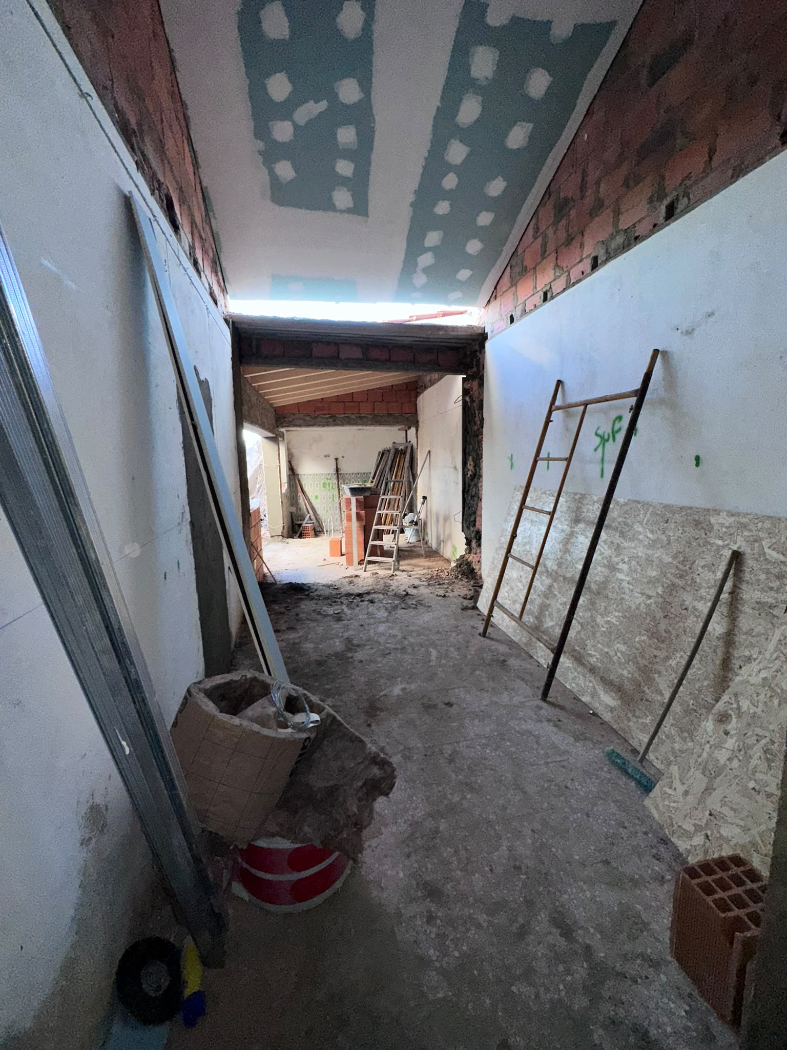 Sala antes da remodelação
